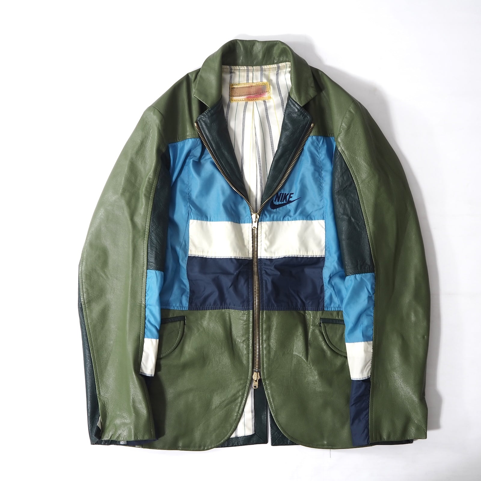 ドクター・ロマネリ Dr.Romanelli 希少 NIKE 再構築 レザージャケット