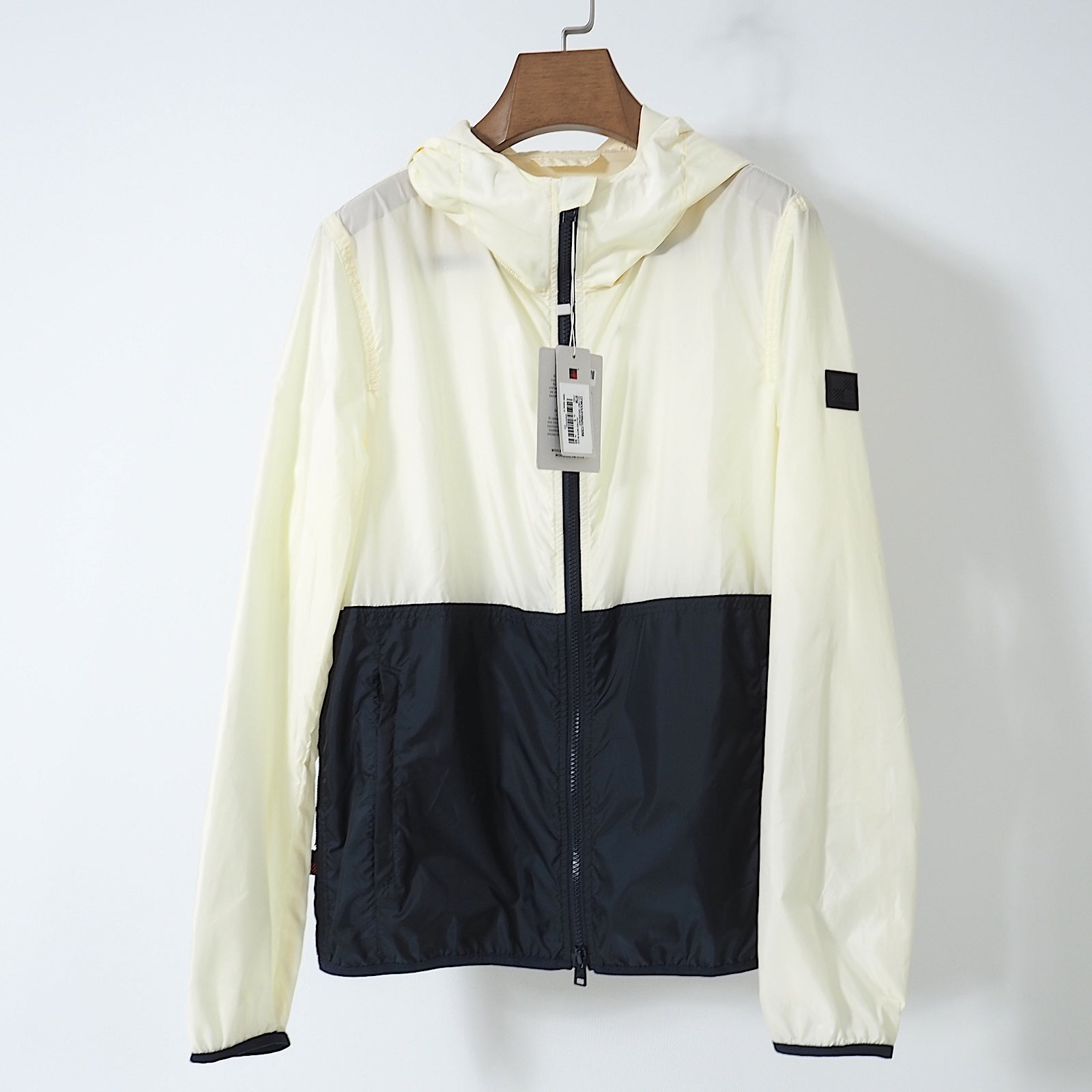 ウールリッチ WOOLRICH 現行 ウィンドブレーカー S アイボリー 