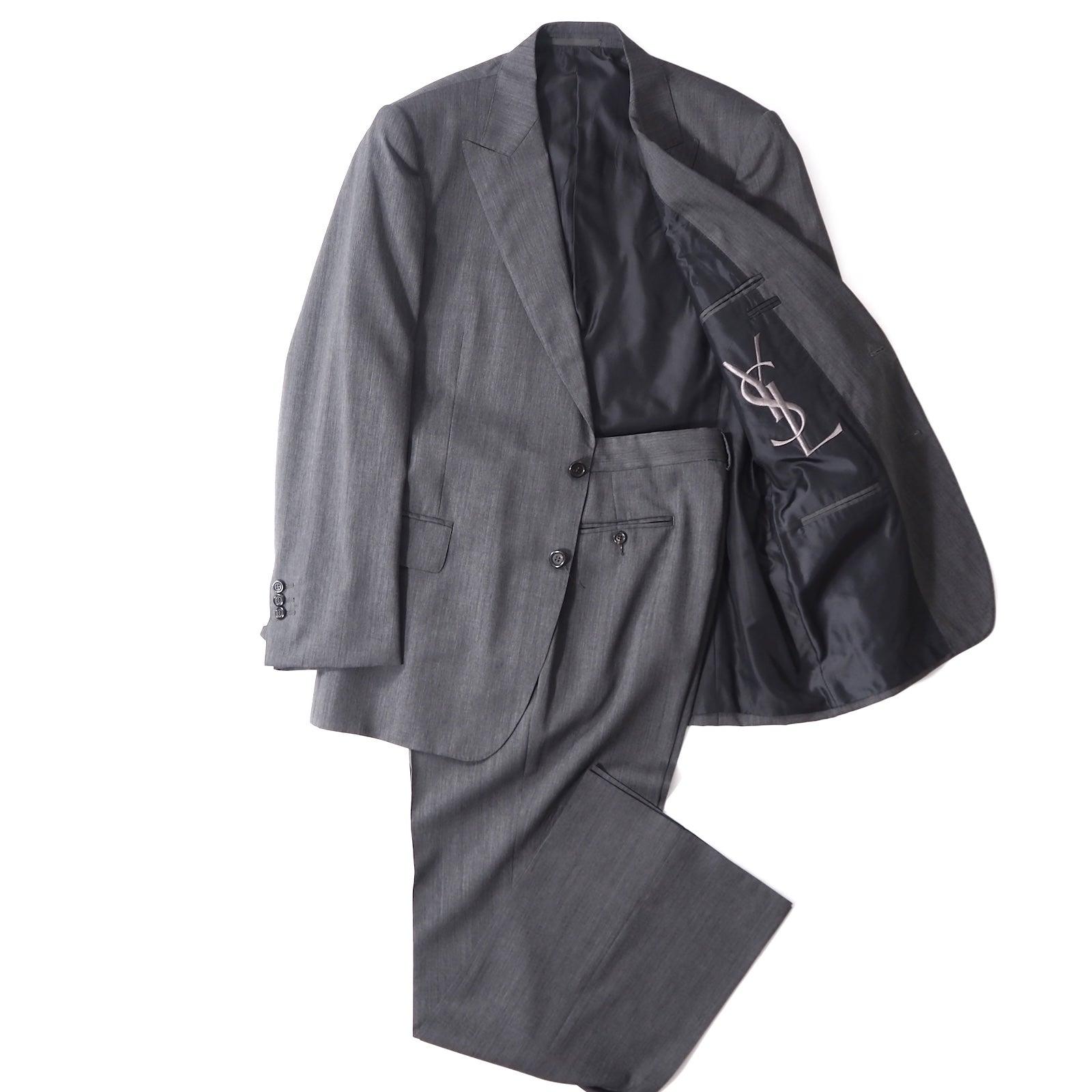 イブサンローランリブゴーシュスーツ 1990's Yves Saint-Laurent 90年代イブサンローランリブゴーシュ
