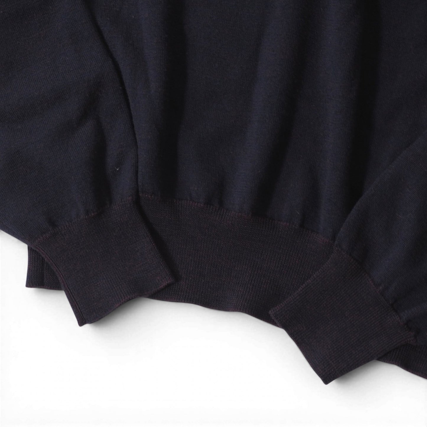 ラルディーニ LARDINI イタリア製 近年モデル ウール クルーネック セーター 46 ネイビー メンズ 正規品 2-DI148