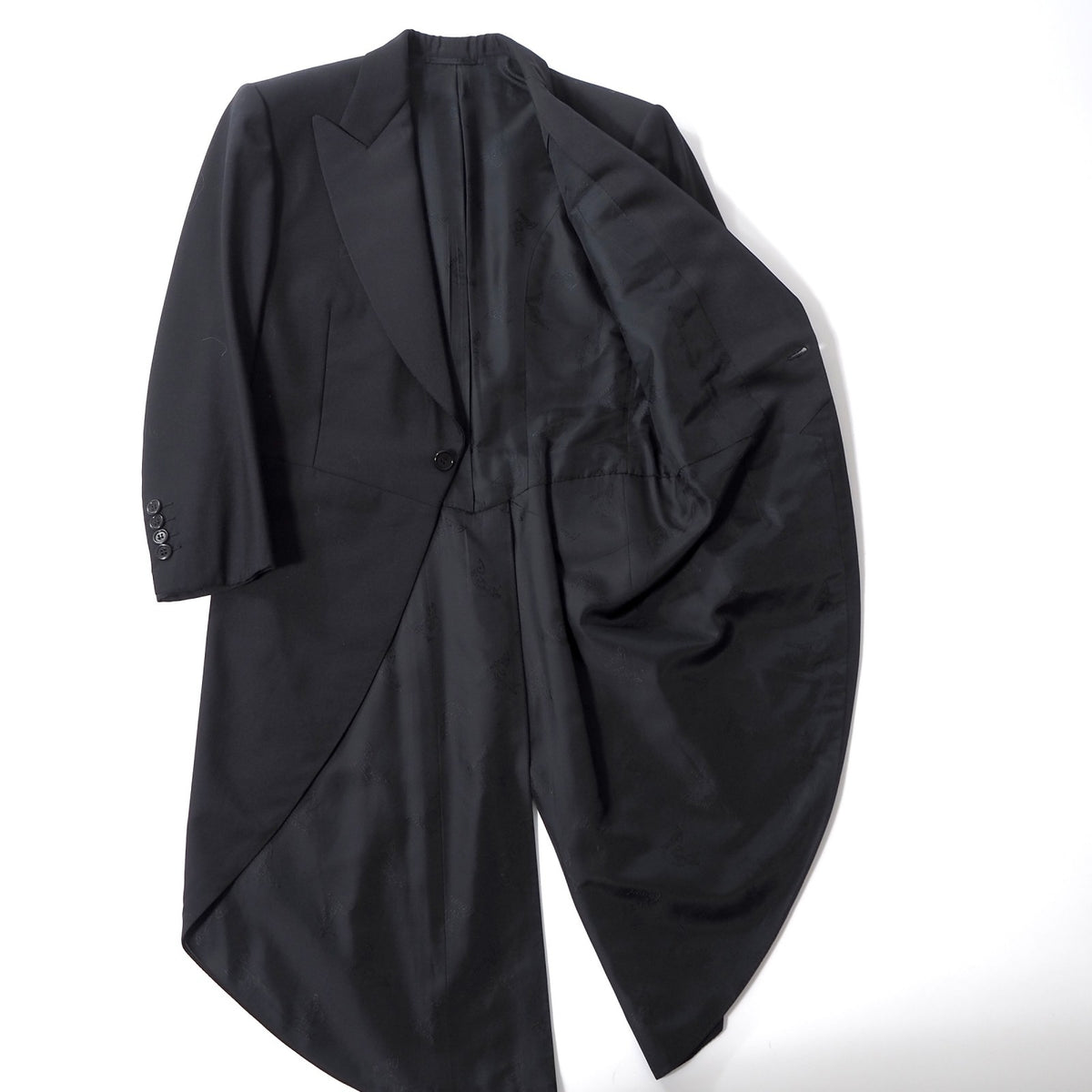美品 ブリオーニ Brioni イタリア製 ウール タキシードジャケット 42 ブラック メンズ 正規品 2-WG053
