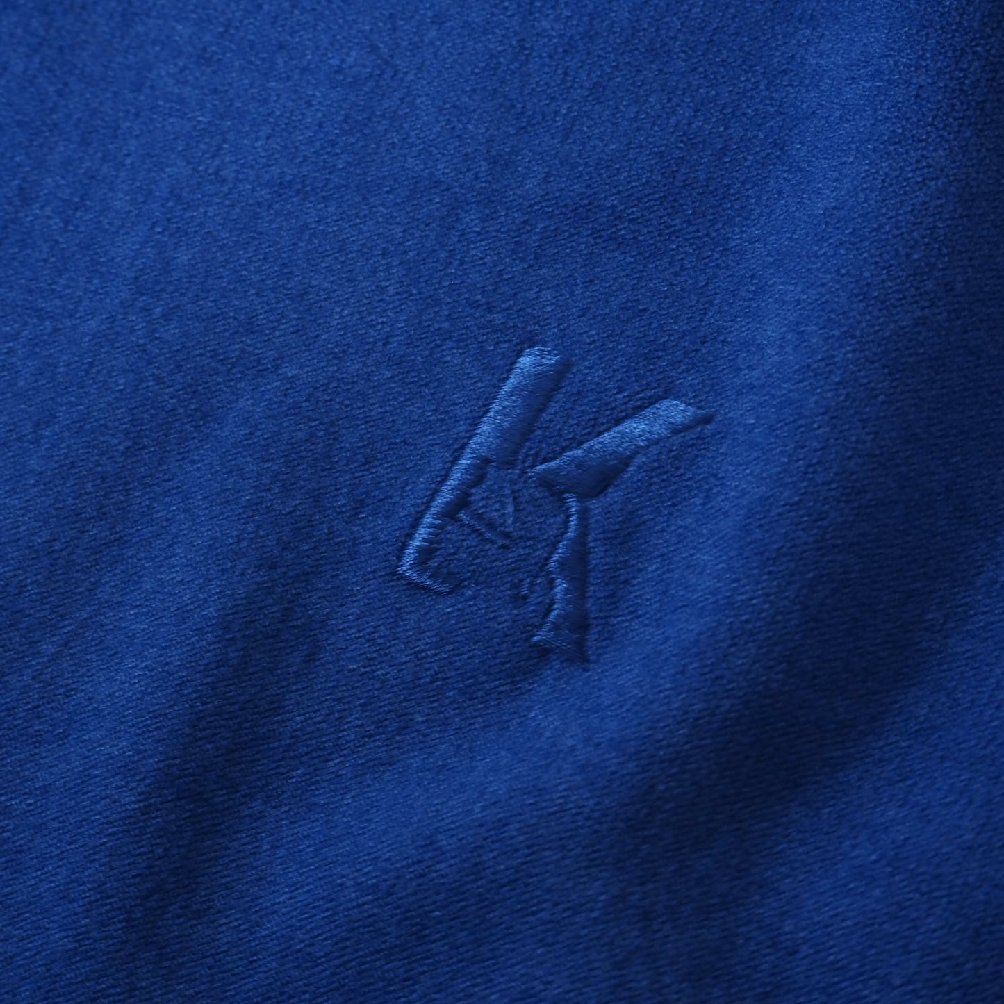 未使用 アウトレット品 カールラガーフェルド KARL LAGERFELD クルーネック ニット セーター ブルー メンズ 正規品 2110107