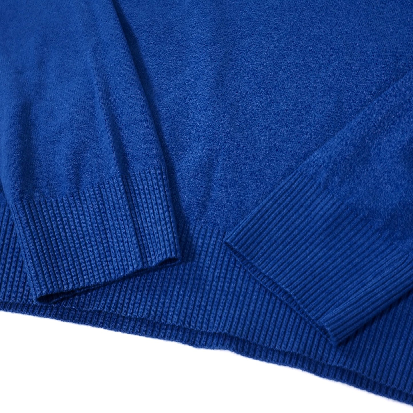 未使用 アウトレット品 カールラガーフェルド KARL LAGERFELD クルーネック ニット セーター ブルー メンズ 正規品 2110107