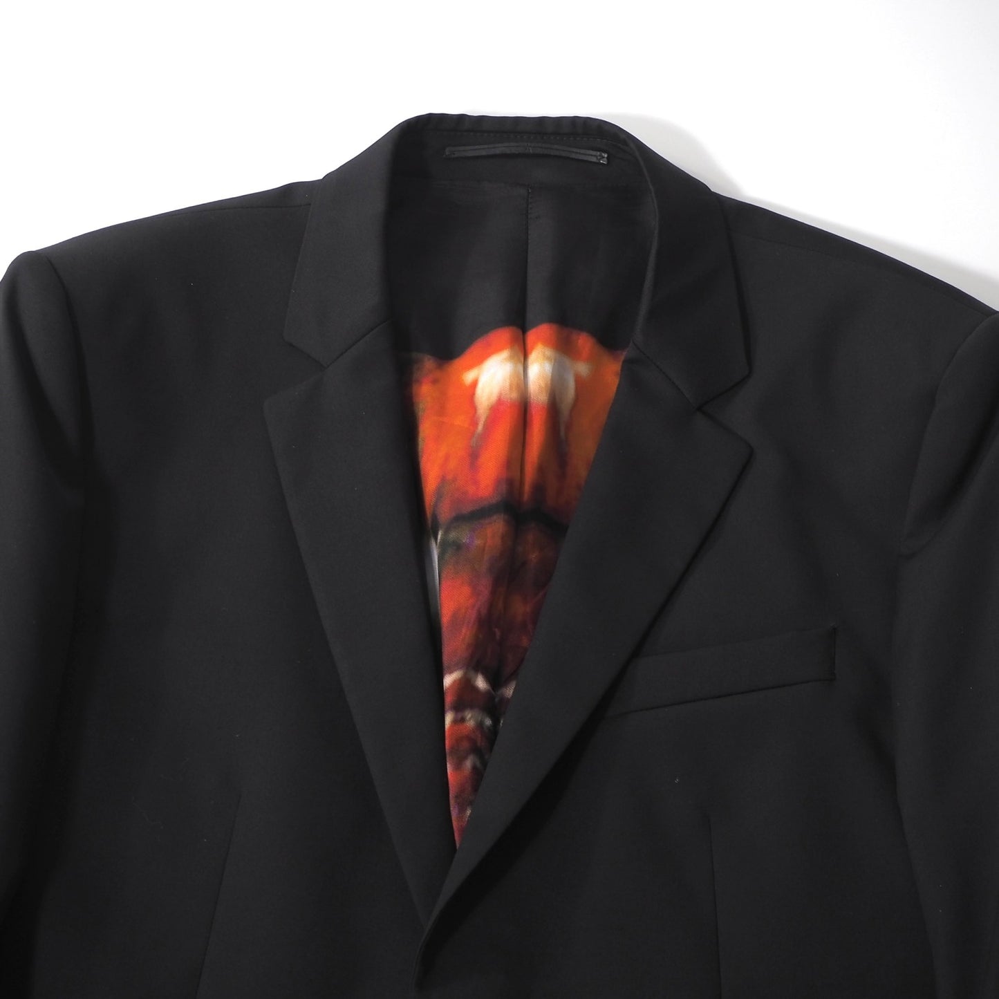 ジバンシー GIVENCHY ジバンシィ セクロピアサン柄 ウール ジャケット 52 ブラック メンズ 正規品 3-YI041