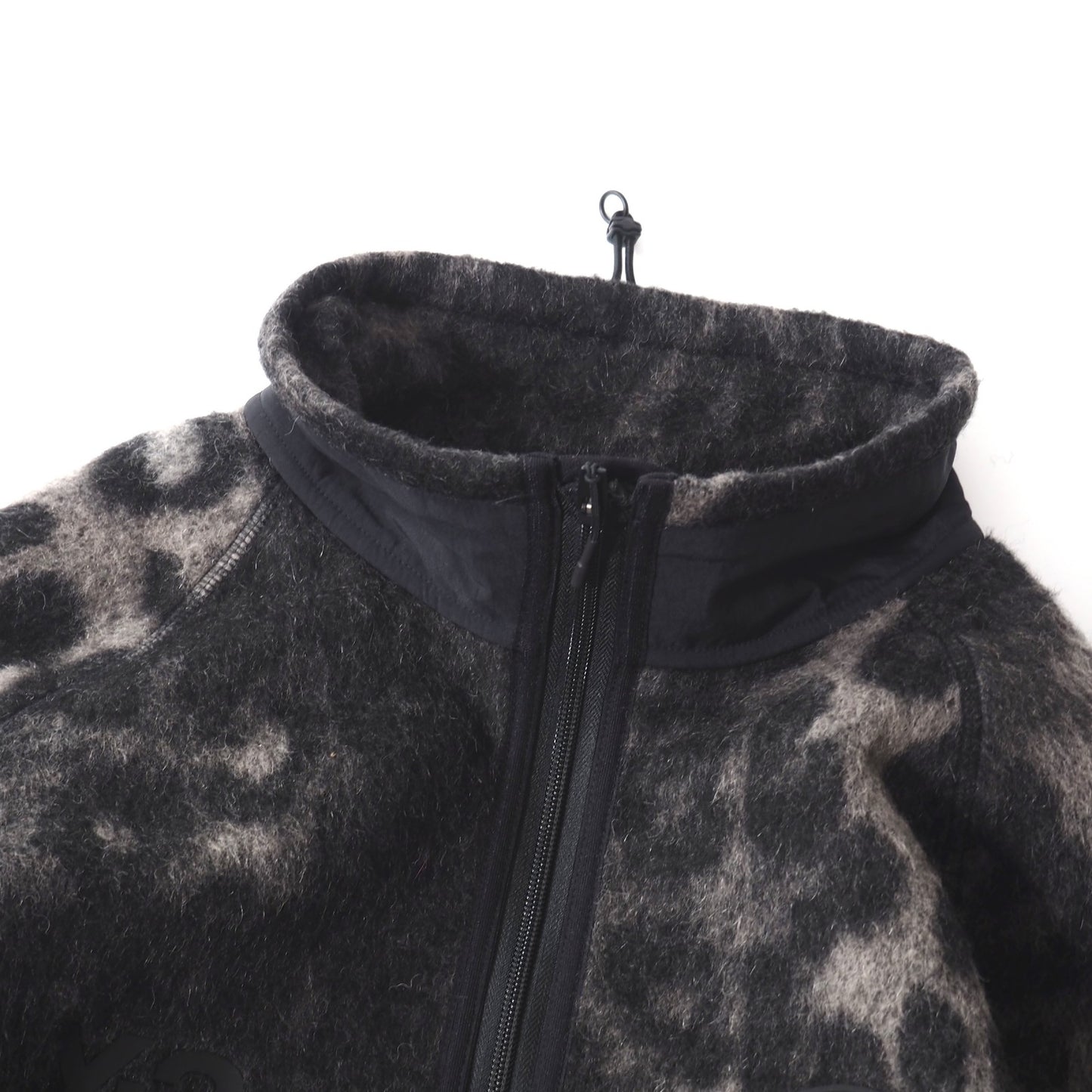 未使用 ワイスリー Y-3 フリース ジャケット S グレージュ レオパード メンズ 正規品 4-CI067