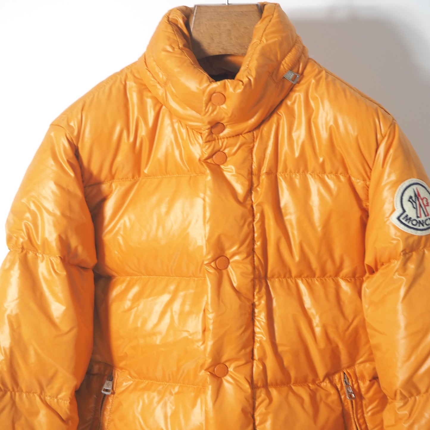 モンクレール MONCLER EVELEST ダウンジャケット 2 オレンジ メンズ 正規品 4-DL101