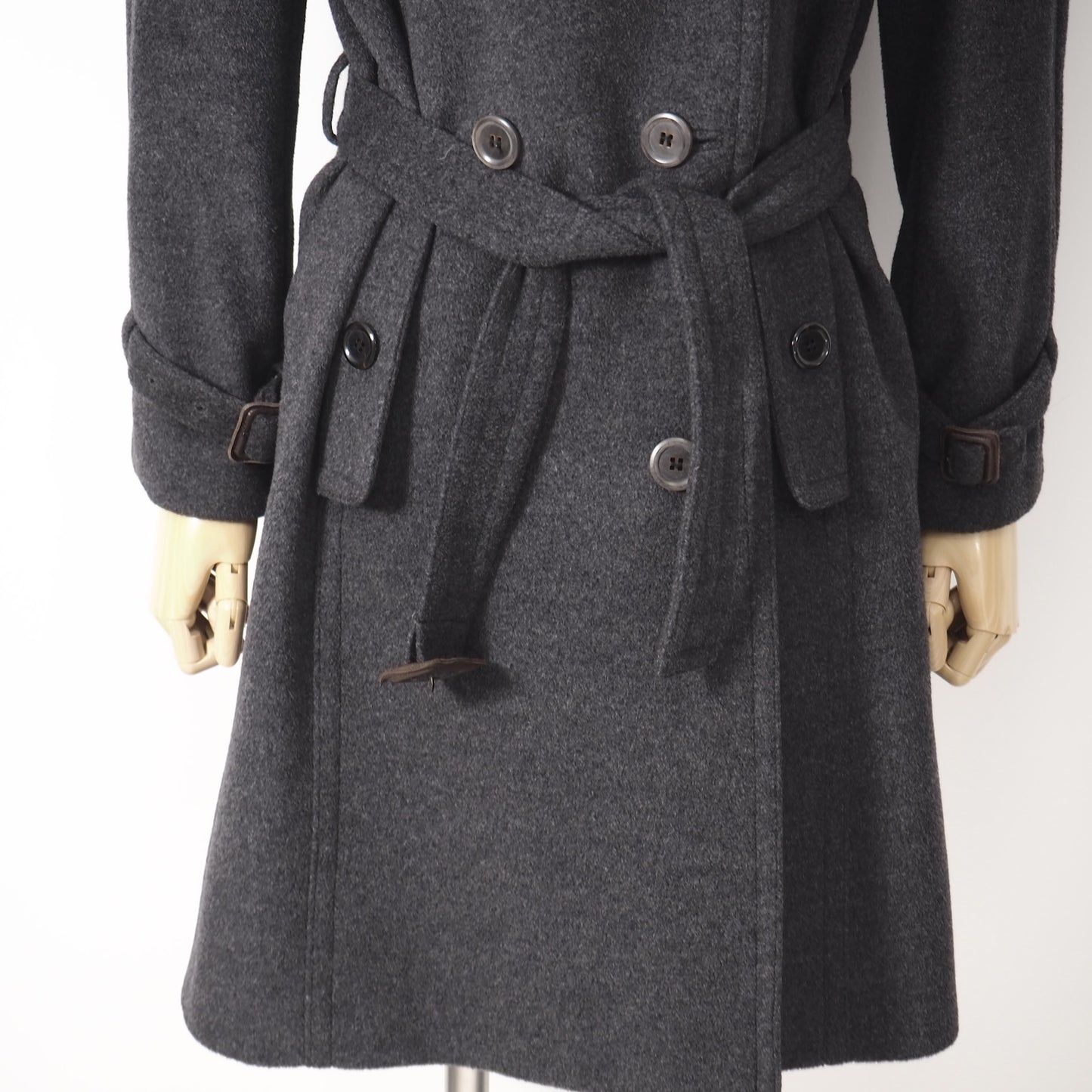 ボス BOSS ウール アンゴラ カシゴラ コート 36 グレー レディース 正規品 4-ZD067