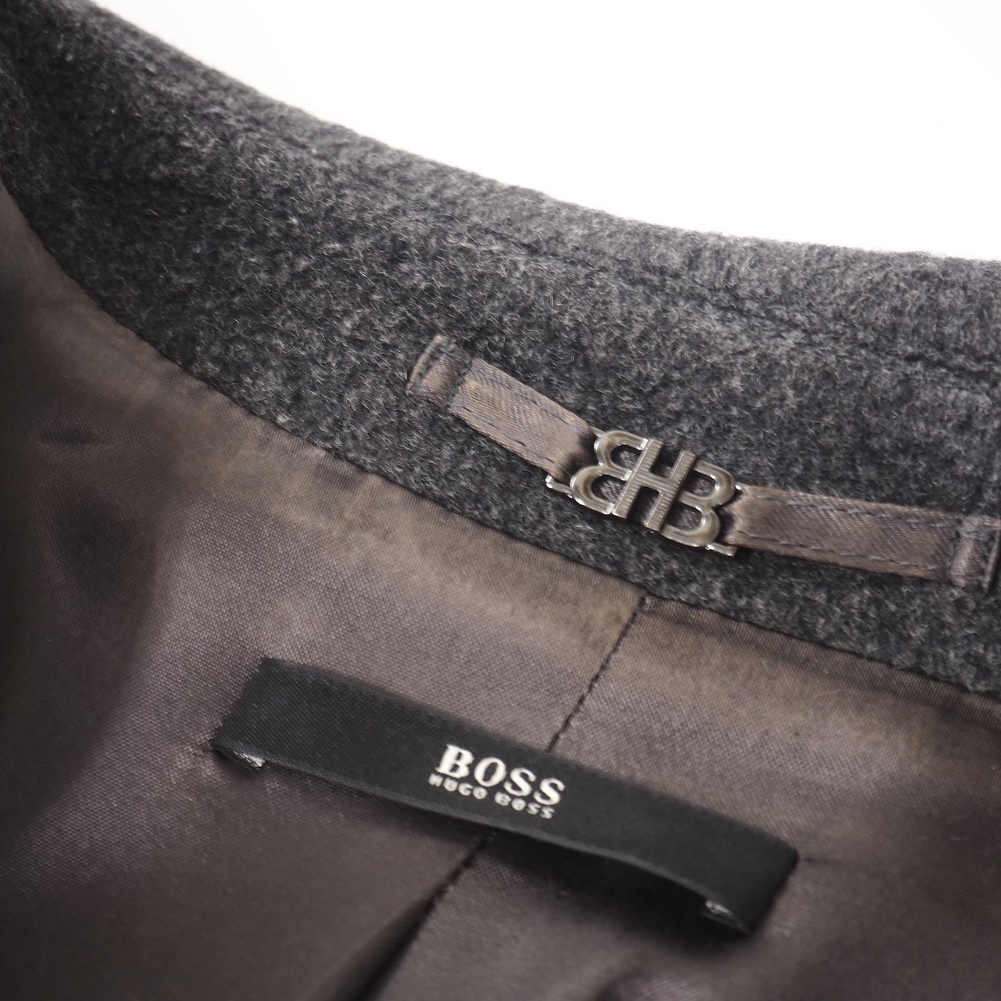 ボス BOSS ウール アンゴラ カシゴラ コート 36 グレー レディース 正規品 4-ZD067