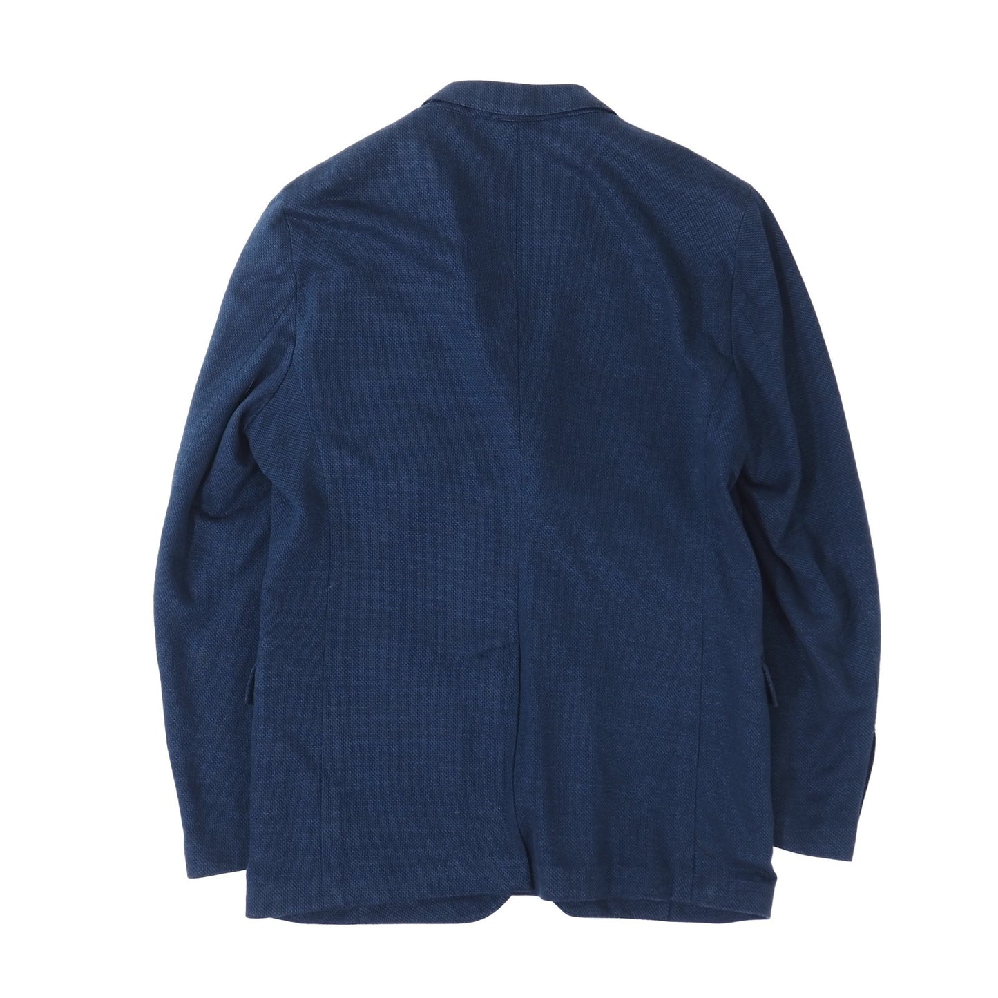 美品 バーバリー BURBERRY リネン コットン アンコン ジャケット 48 ネイビー メンズ 正規品 4-ZK019