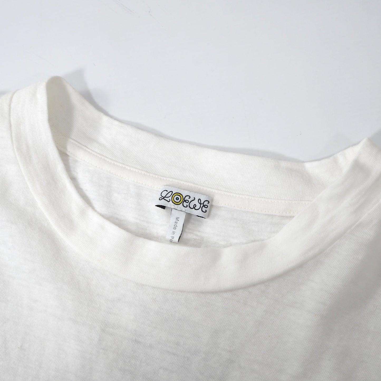 ロエベ LOEWE 2018AW  半袖 Tシャツ S ホワイト メンズ 正規品 5-DD017