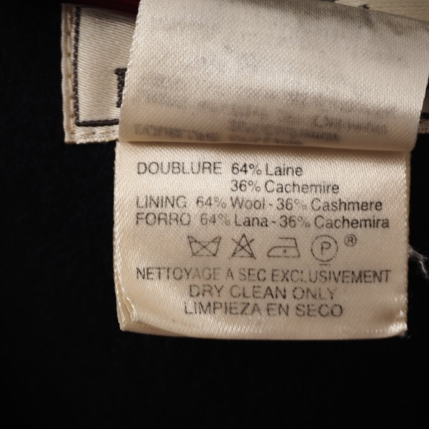 エルメス HERMES ヴィンテージ ダッフルコート 50 ブラック メンズ 正規品 5-DD019