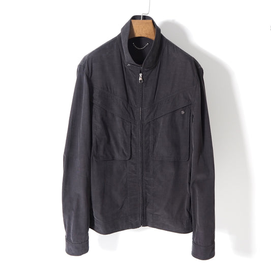 美品 ルイヴィトン Louis Vuitton イタリア製 コットン フィールドジャケット 54 ダークグレー メンズ 正規品 5-DD023