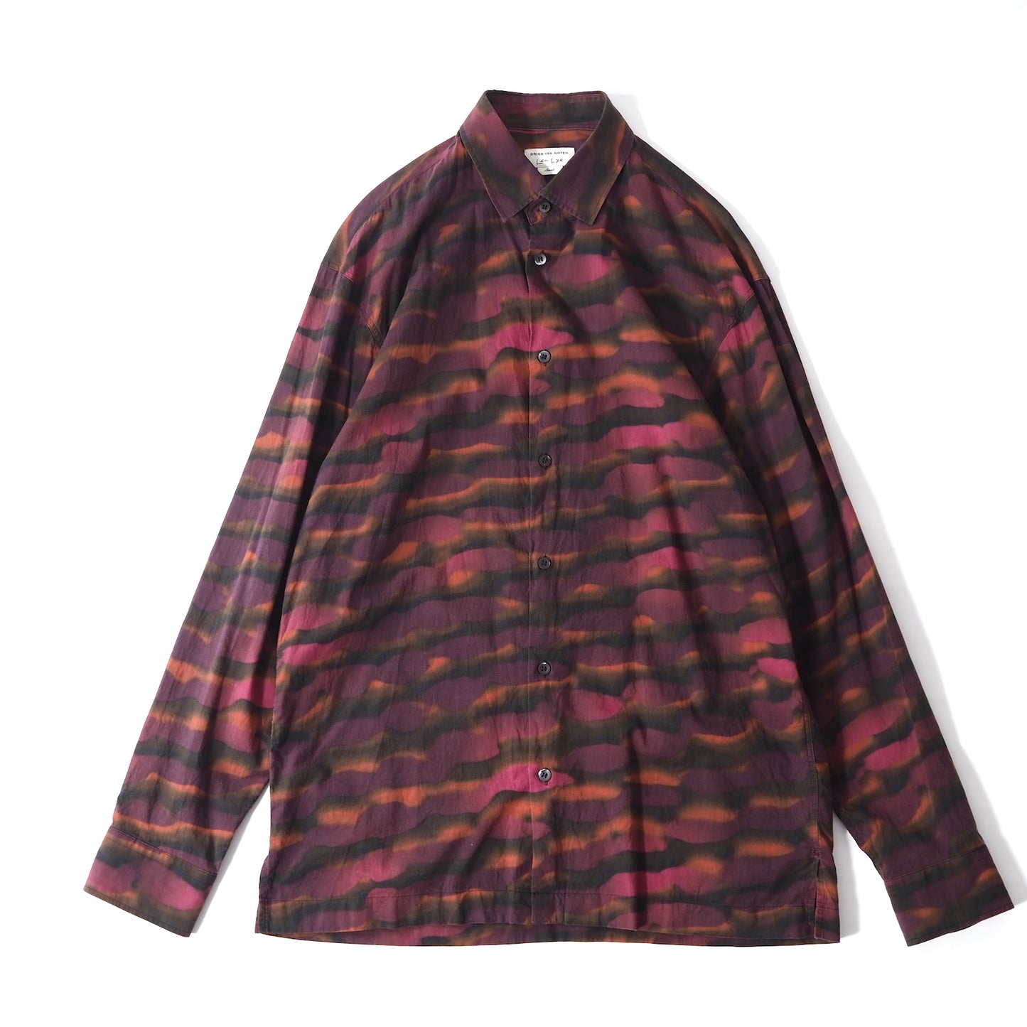 ドリスヴァンノッテン DRIES VAN NOTEN 21SS LenLye グラフィック シャツ S マルチカラー メンズ 正規品 5-DD027