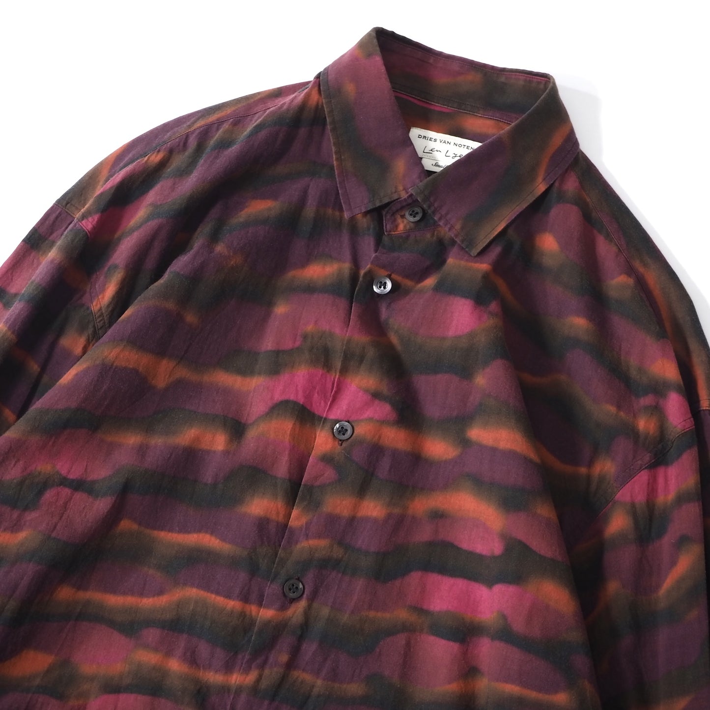 ドリスヴァンノッテン DRIES VAN NOTEN 21SS LenLye グラフィック シャツ S マルチカラー メンズ 正規品 5-DD027