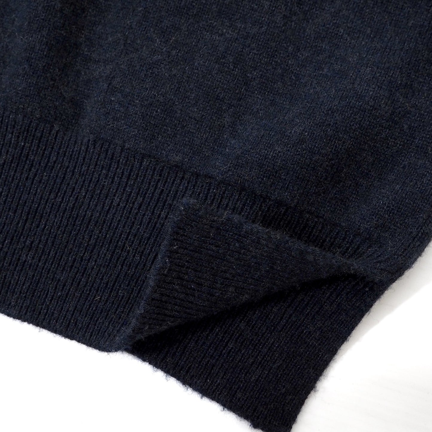 美品 エルメス HERMES ピュアカシミヤ ワンピース 38 ダークネイビー レディース 正規品 5-DE048