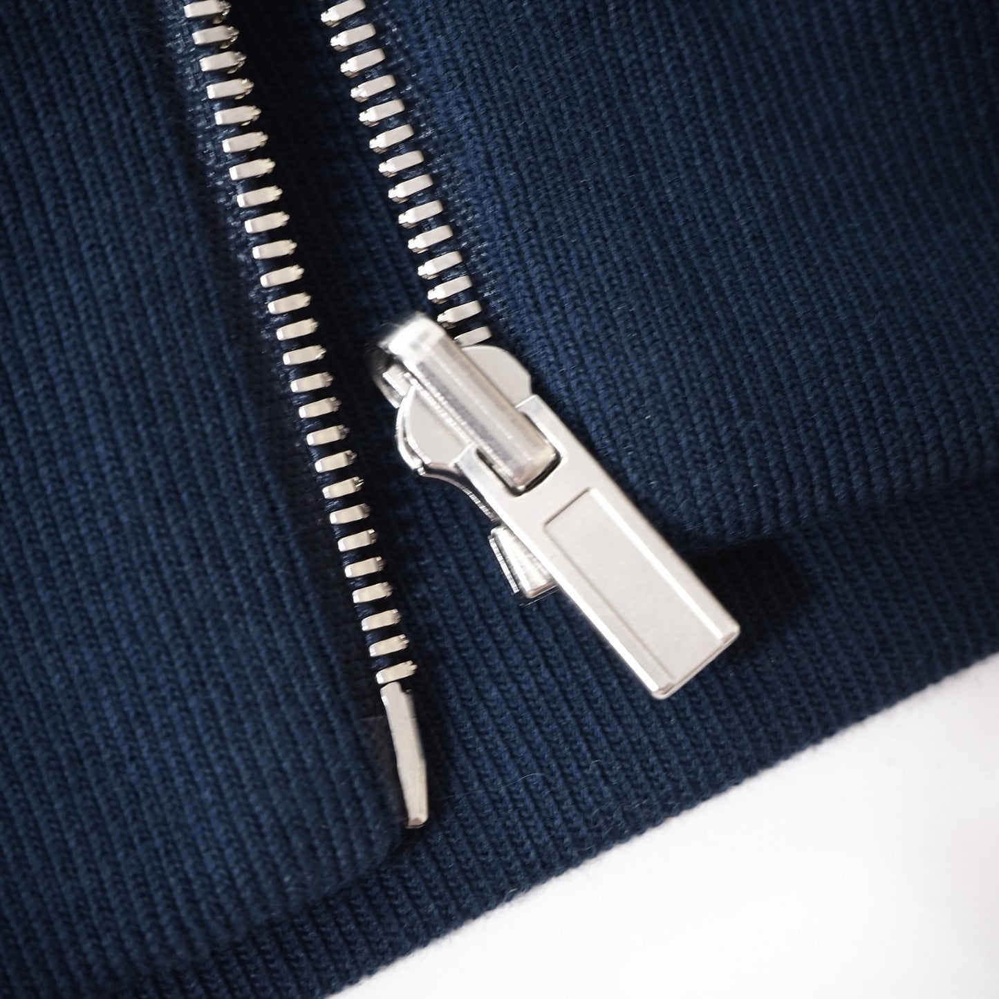 美品 エルメス HERMES イタリア製 19年製 パイル地 ジップアップ ジャケット 春夏 M ネイビー メンズ 正規品 5-DE052