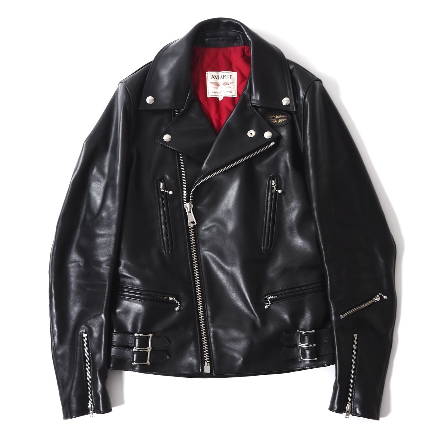 良品 ルイスレザー Lewis Leathers Cyclone サイクロン レザー ダブルライダースジャケット 36 ブラック メンズ 正規品 5-DF072