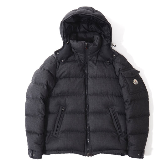 モンクレール MONCLER JPタグ モンジュネーブル ダウンジャケット 1 ダークグレー メンズ 正規品 5-DI102