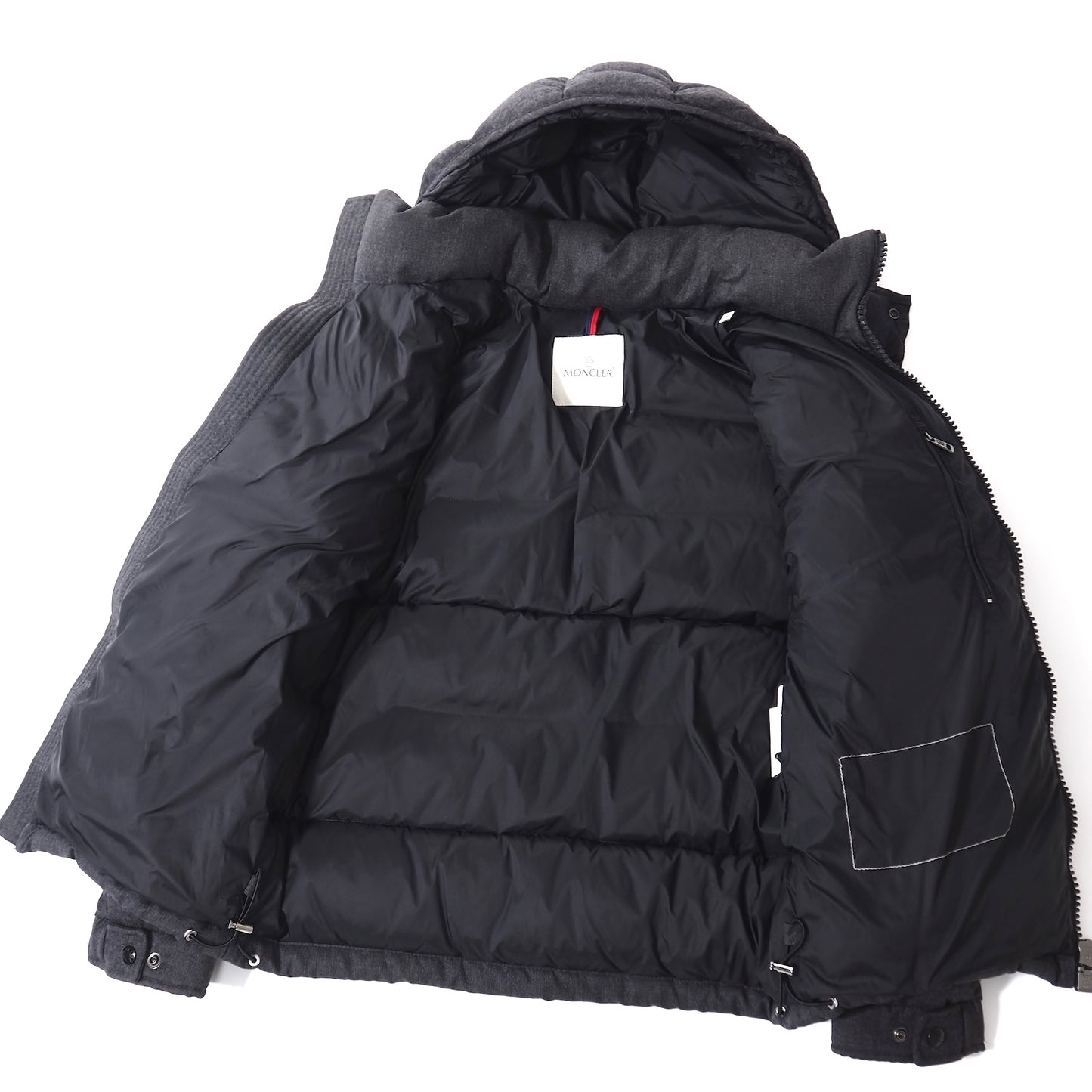 モンクレール MONCLER JPタグ モンジュネーブル ダウンジャケット 1 ダークグレー メンズ 正規品 5-DI102