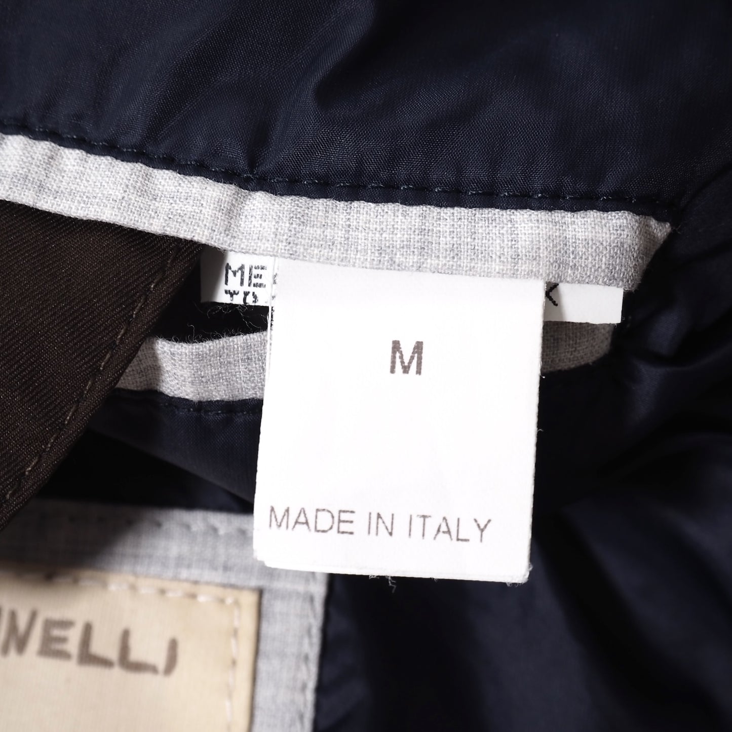 良品 ブルネロクチネリ BRUNELLO CUCINELLI ダウンジャケット M ダークブラウン メンズ 正規品 5-DI109