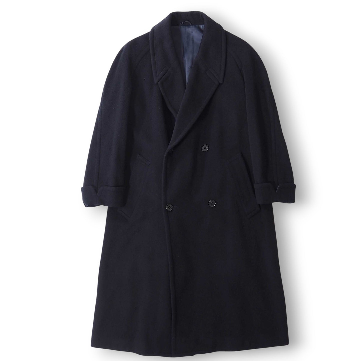 美品 クリスチャンディオール Christian Dior MONSIEUR ヴィンテージ ダブルブレスト アルパカ コート S メンズ 5-DI113