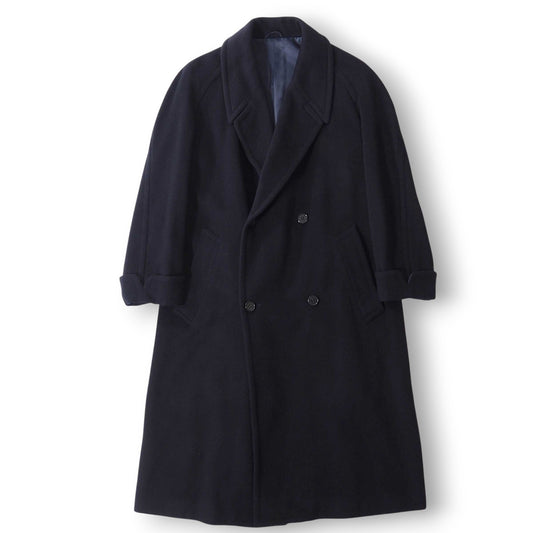 美品 クリスチャンディオール Christian Dior MONSIEUR ヴィンテージ ダブルブレスト アルパカ コート S メンズ 5-DI113