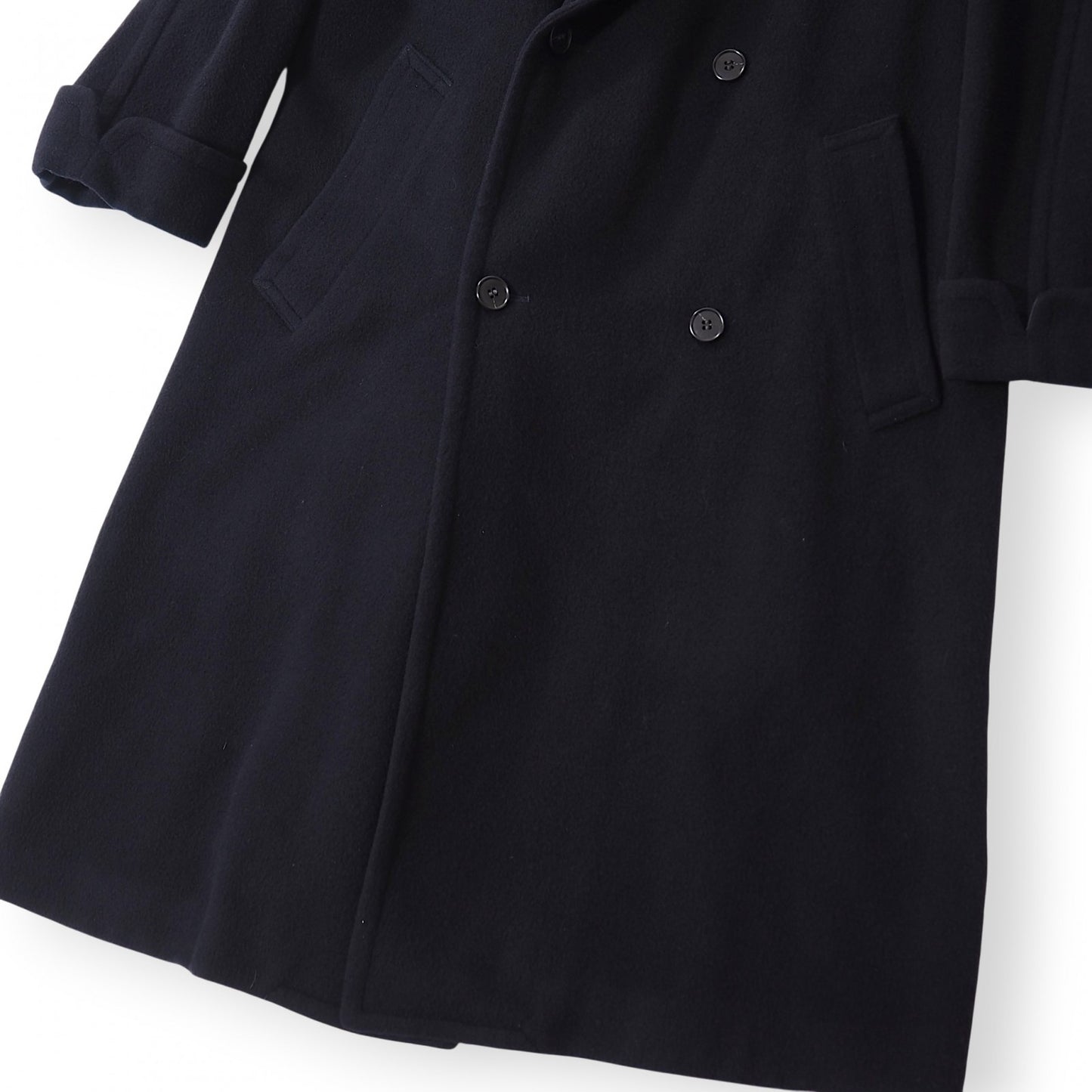 美品 クリスチャンディオール Christian Dior MONSIEUR ヴィンテージ ダブルブレスト アルパカ コート S メンズ 5-DI113