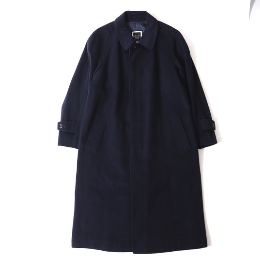 クリスチャンディオール Christian Dior MONSIEUR ヴィンテージ カシミヤ ステンカラー コート L ネイビー メンズ 正規品 5-DJ115