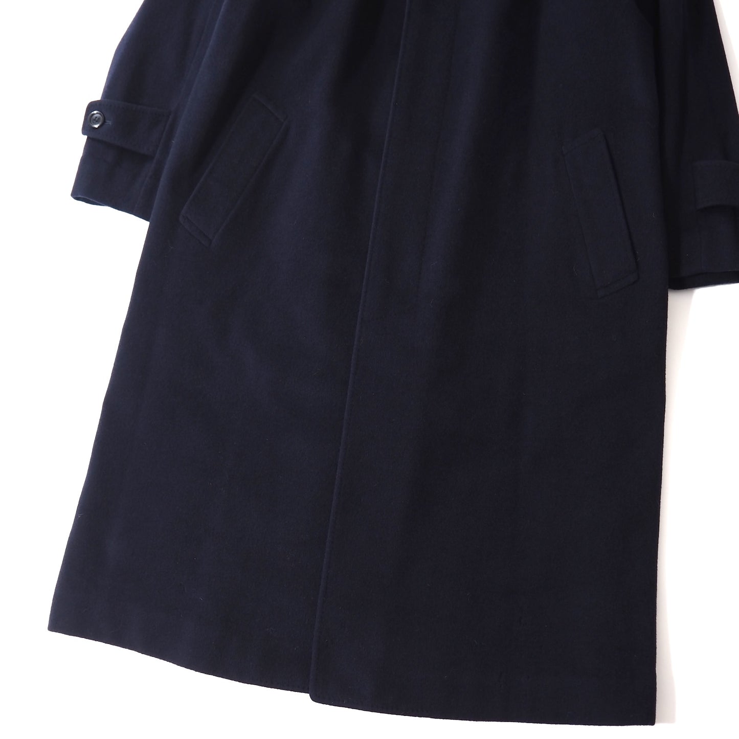 クリスチャンディオール Christian Dior MONSIEUR ヴィンテージ カシミヤ ステンカラー コート L ネイビー メンズ 正規品 5-DJ115