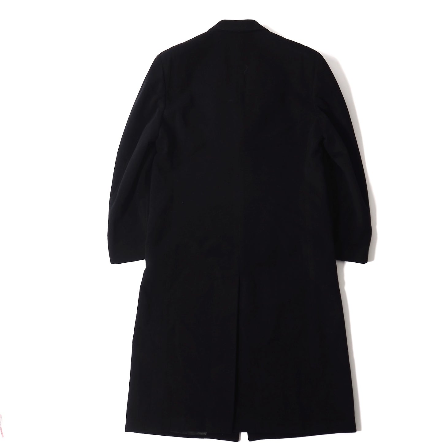 良品 ジョルジオアルマーニ GIORGIO ARMANI ヴィンテージ ウール チェスターコート 48 ブラック メンズ 正規品 5-DJ118