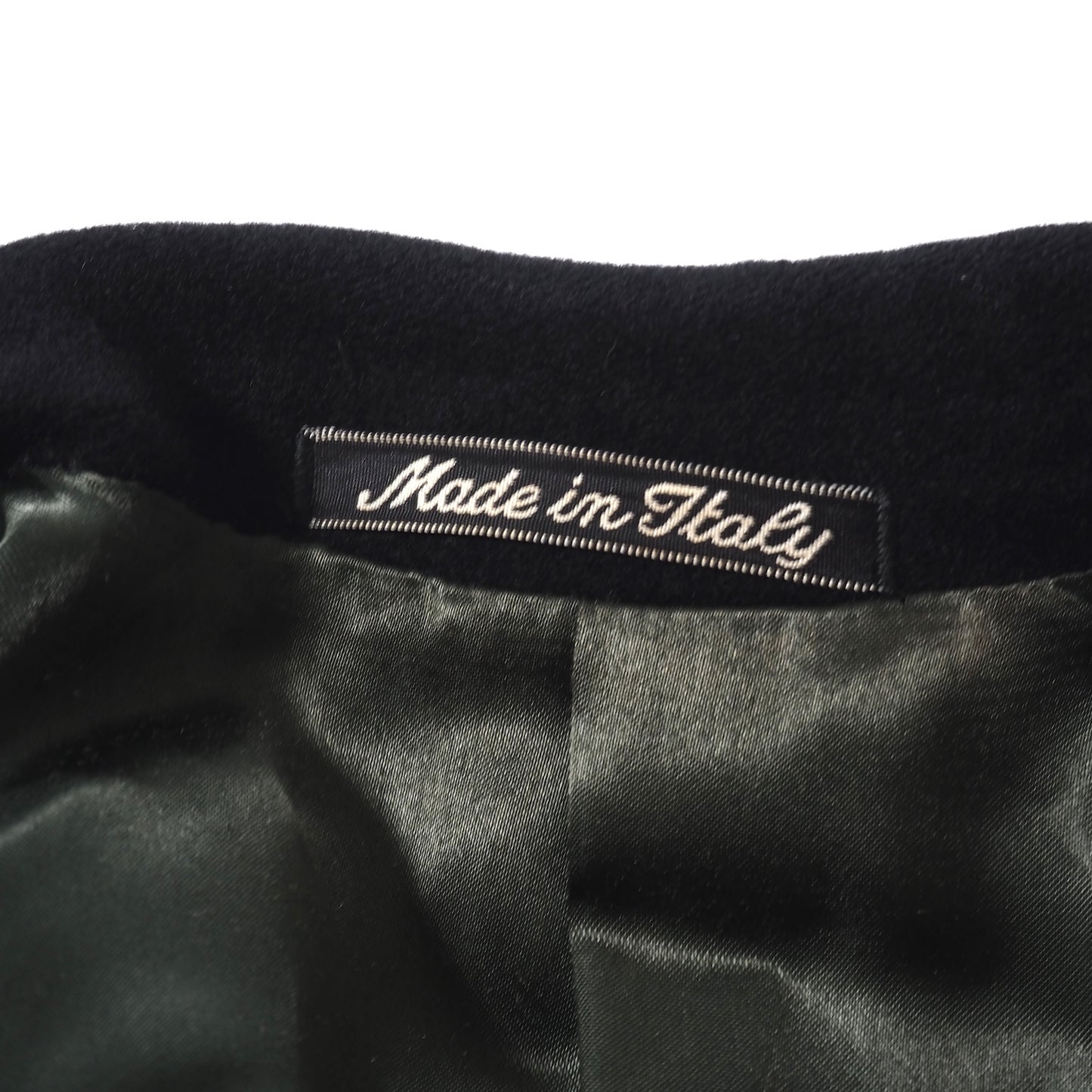 良品 ジョルジオアルマーニ GIORGIO ARMANI ヴィンテージ ウール チェスターコート 48 ブラック メンズ 正規品 5-DJ118