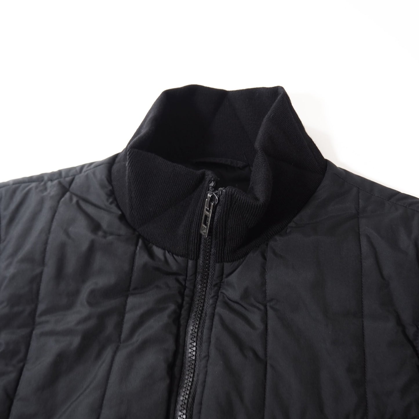 良品 ジョルジオアルマーニ GIORGIO ARMANI イタリア製 中綿 ベスト ジャケット 48 ブラック メンズ 正規品 5-DJ120