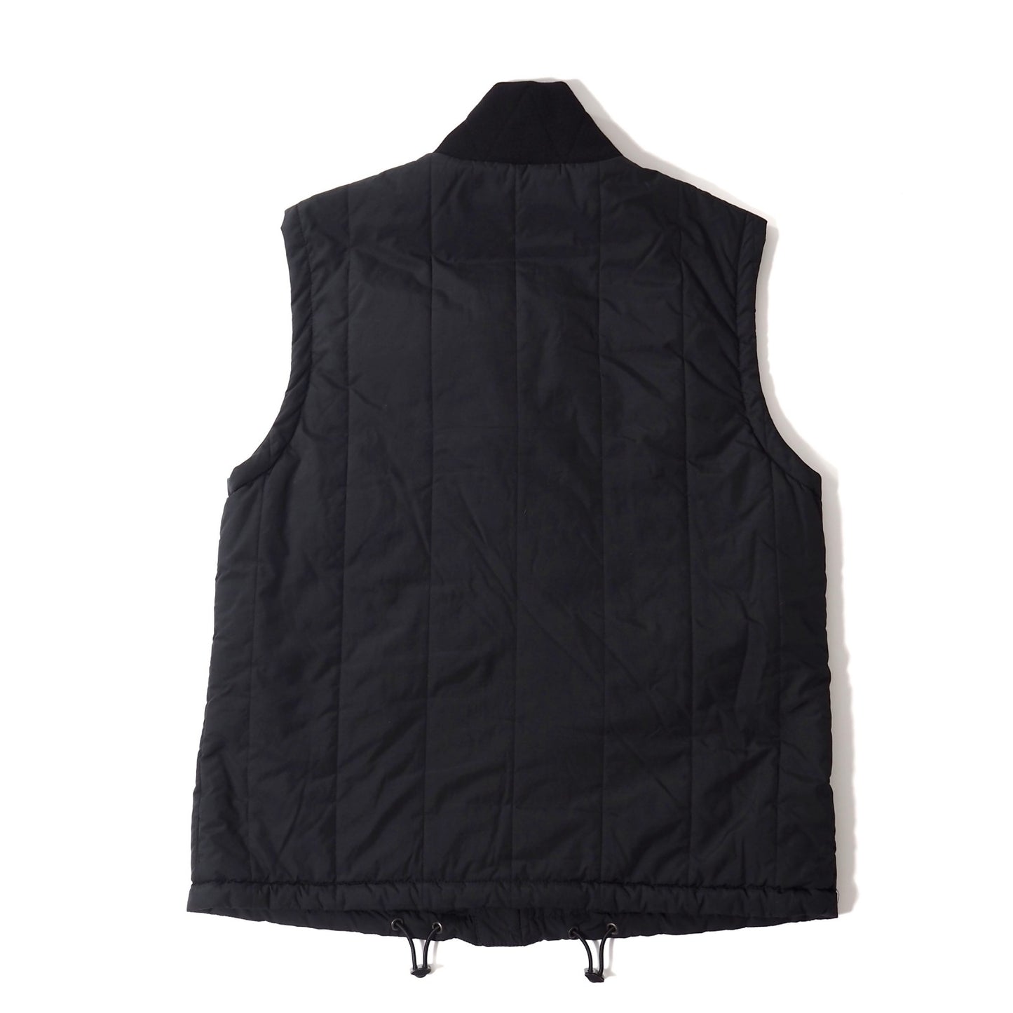 良品 ジョルジオアルマーニ GIORGIO ARMANI イタリア製 中綿 ベスト ジャケット 48 ブラック メンズ 正規品 5-DJ120