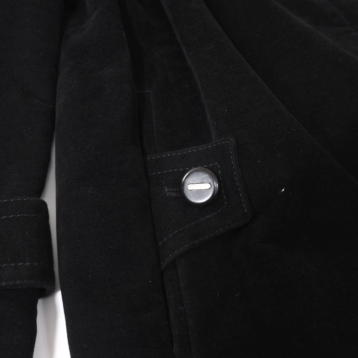 良品 グッチ GUCCI ベロア レイヤード コート 38 ブラック レディース 正規品 5-DJ135