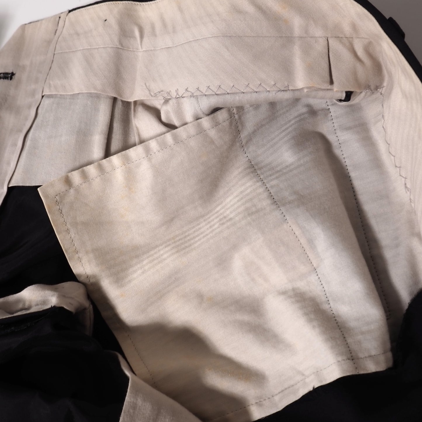 良品 クリスチャンディオール Christian Dior MONSIEUR ヴィンテージ 金ボタン ダブルブレスト スーツ 96-82-175 ブラック メンズ 正規品 5-DK169