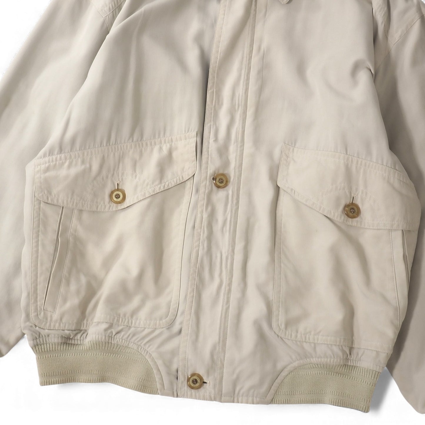 クリスチャンディオール Christian Dior MONSIEUR ヴィンテージ リバーシブル ジャケット コットン LL ベージュ ブルー メンズ 正規品 5-DK172