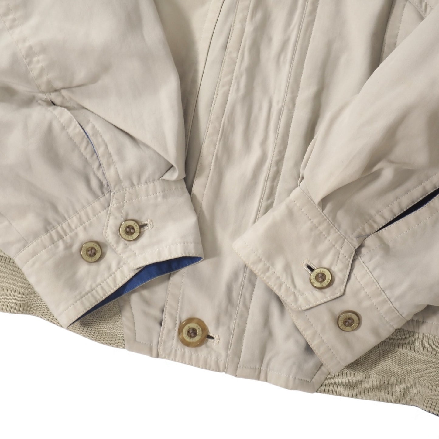 クリスチャンディオール Christian Dior MONSIEUR ヴィンテージ リバーシブル ジャケット コットン LL ベージュ ブルー メンズ 正規品 5-DK172