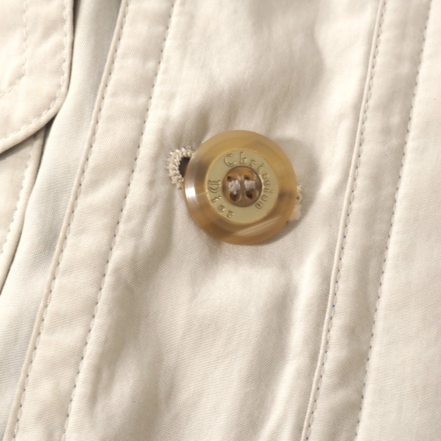 クリスチャンディオール Christian Dior MONSIEUR ヴィンテージ リバーシブル ジャケット コットン LL ベージュ ブルー メンズ 正規品 5-DK172