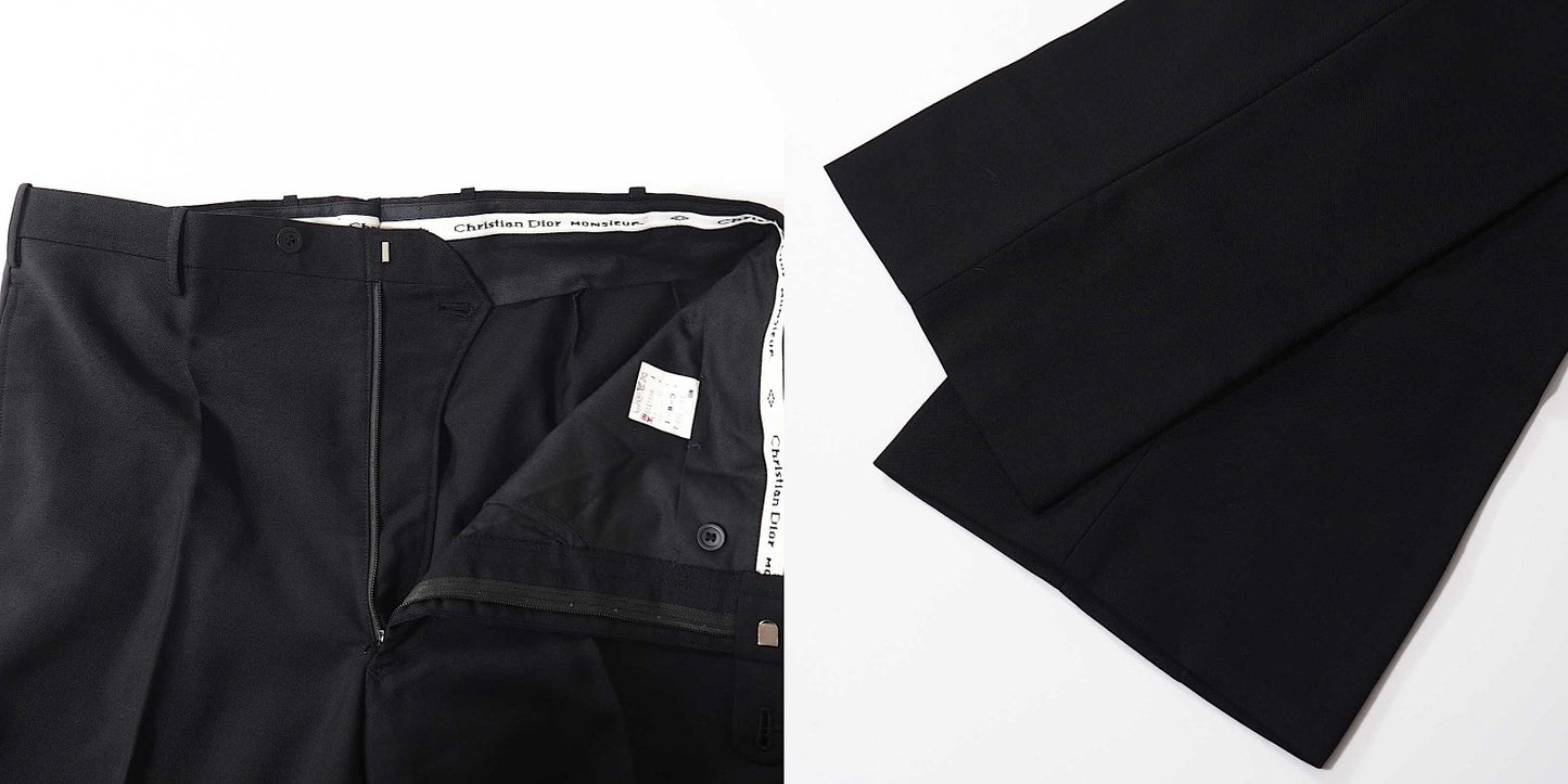 クリスチャンディオール Christian Dior MONSIEUR ヴィンテージ ダブルブレスト スーツ 96-88-165 ブラック メンズ 正規品 5-DK174
