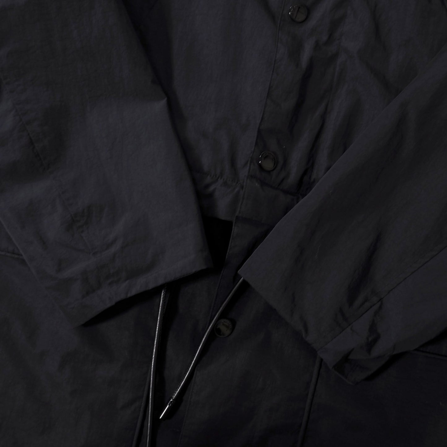 美品 エンポリオアルマーニ EMPORIO ARMANI 22年製 2WAY フーデッドコート 46 ネイビー メンズ 正規品 5-DK175