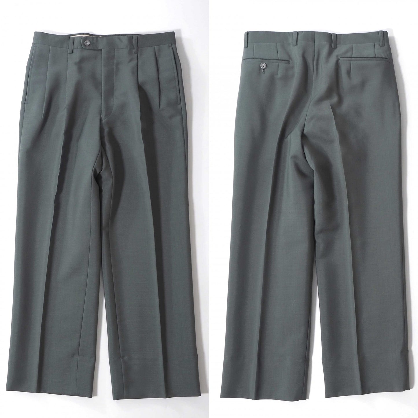 クリスチャンディオール Christian Dior MONSIEUR ヴィンテージ スーツ ジャケット パンツ 90-77-165 グリーン メンズ 正規品 5-DK183