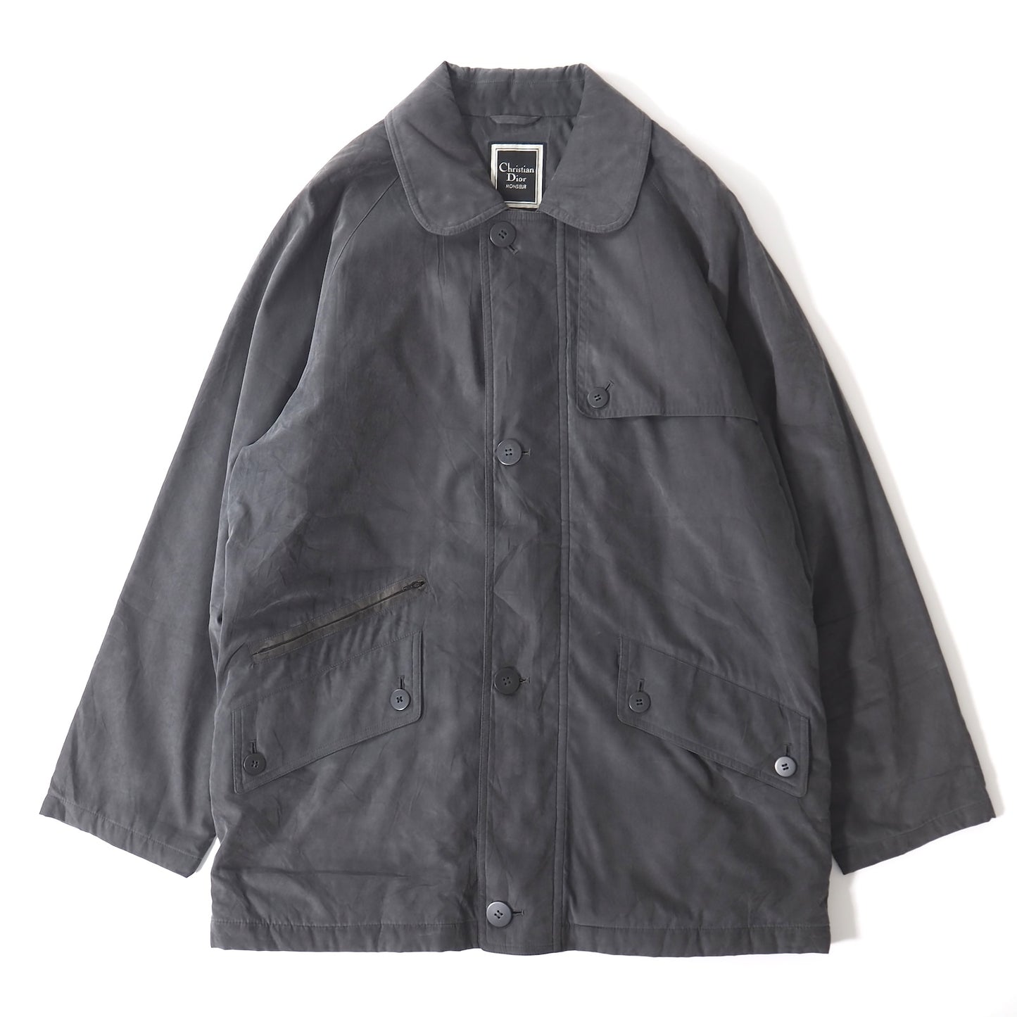 クリスチャンディオール Christian Dior MONSIEUR ヴィンテージ コート M グレー メンズ 正規品 5-DK186