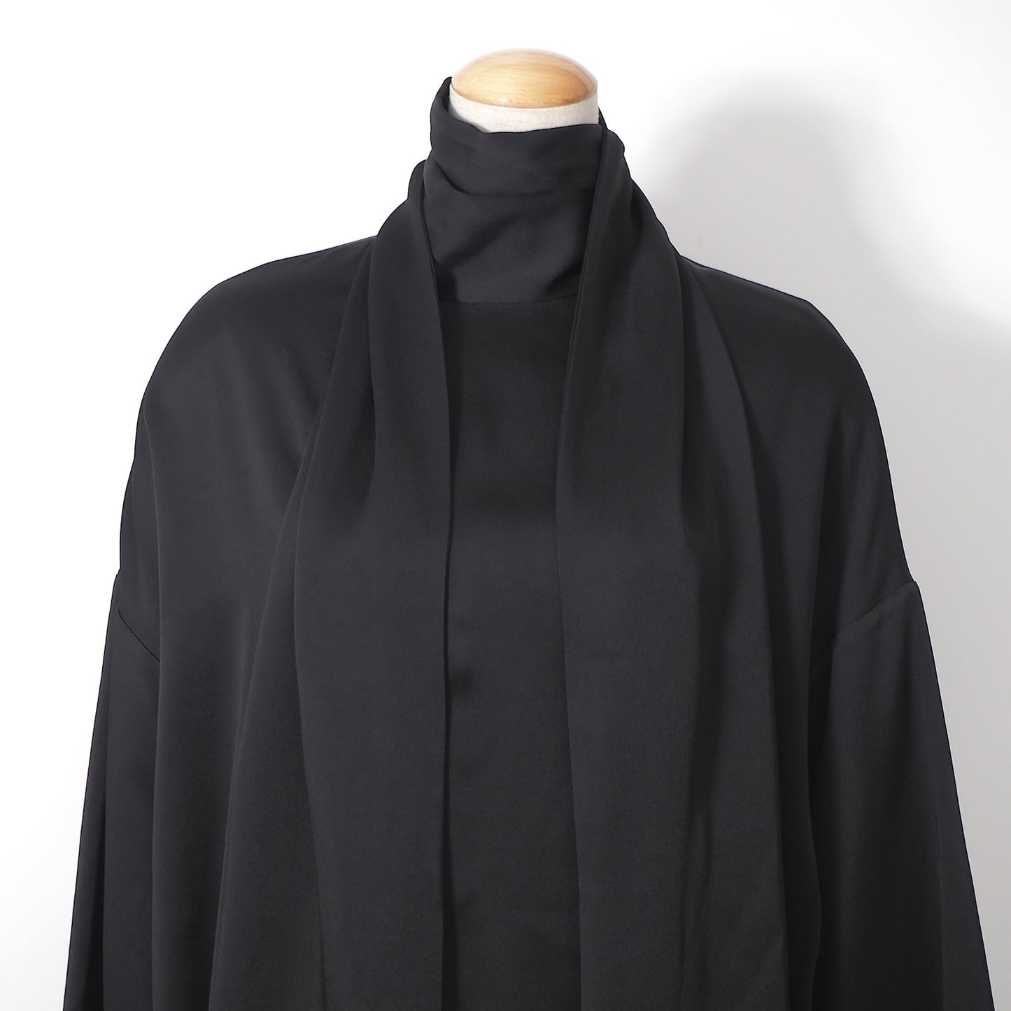 美品 サンローランパリ SAINT LAURENT 2024SS トップス チュニック 40 ブラック レディース 正規品 5-DL198