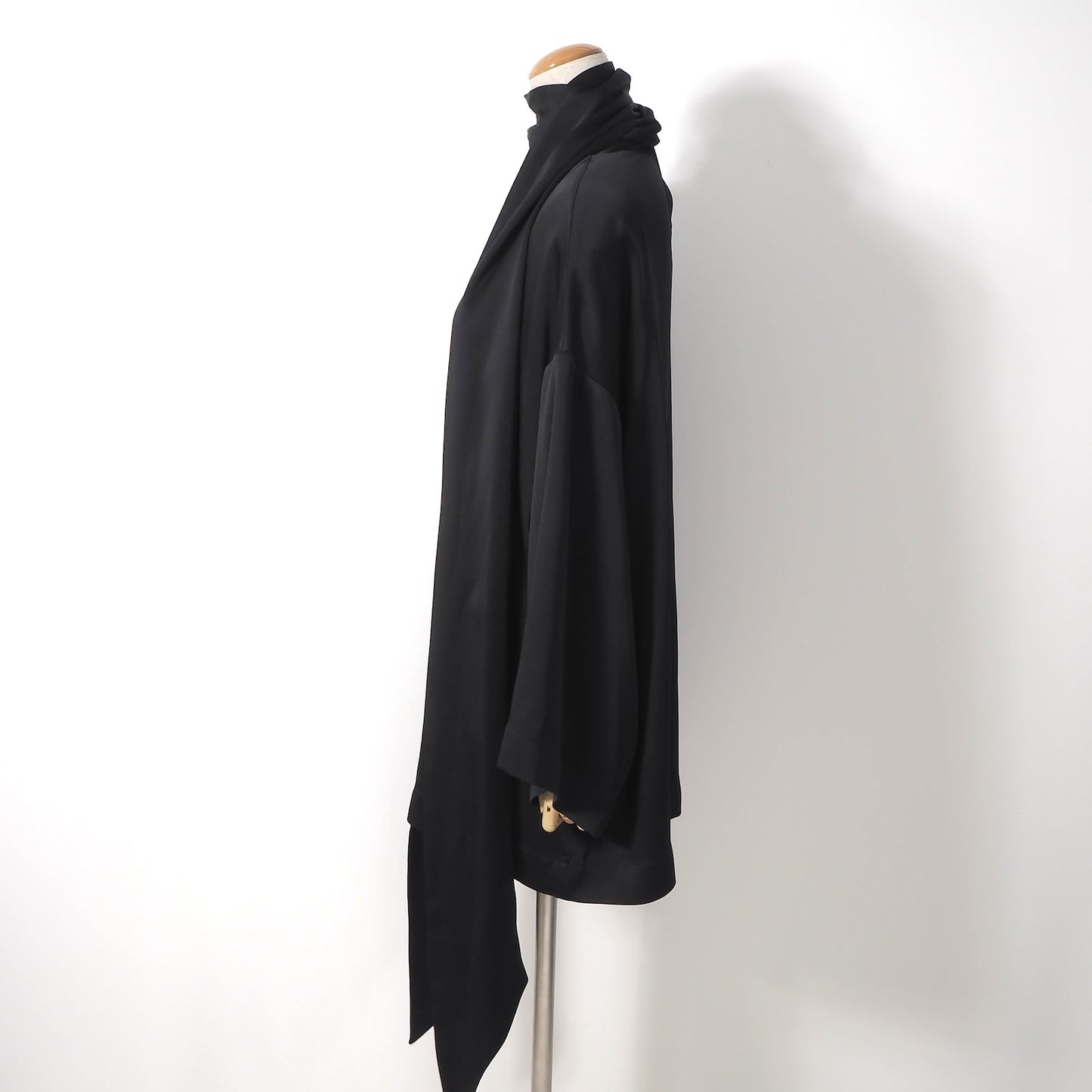 美品 サンローランパリ SAINT LAURENT 2024SS トップス チュニック 40 ブラック レディース 正規品 5-DL198
