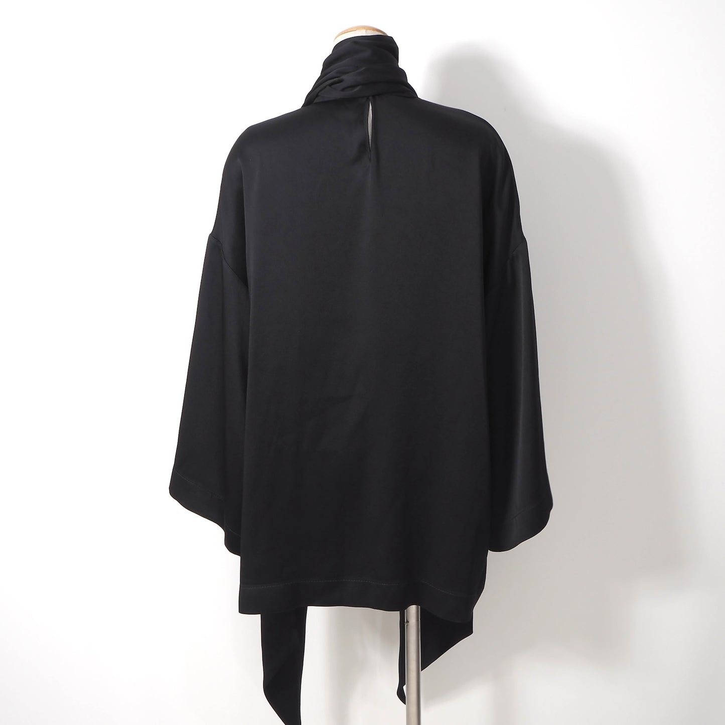 美品 サンローランパリ SAINT LAURENT 2024SS トップス チュニック 40 ブラック レディース 正規品 5-DL198