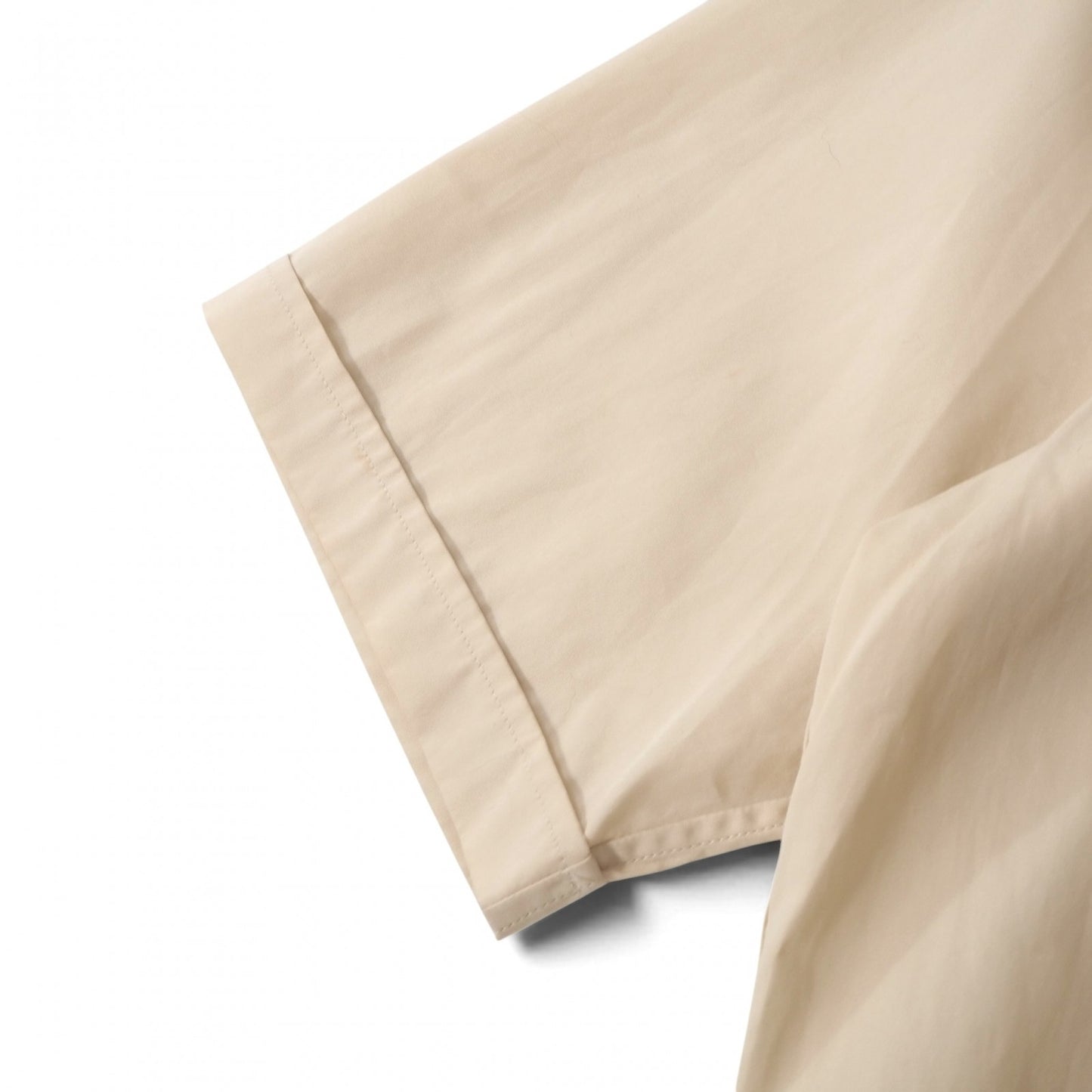 フェンディ FENDI 22SS ロゴプリント FFジップ 半袖 シャツ 39 ライトベージュ メンズ 正規品 5-KK006