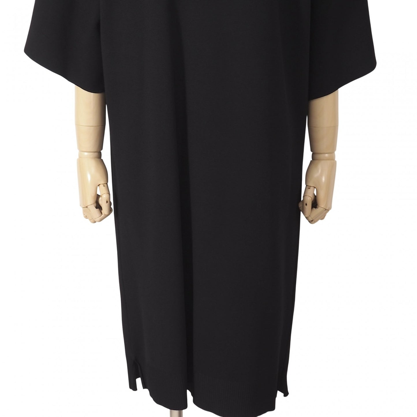 良品 ザロウ THE ROW 半袖 ニット ワンピース XS/S ブラック レディース 正規品 5-KK010