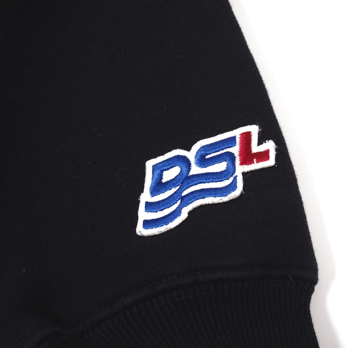 良品 ディーゼル DIESEL 現行 DSLワッペン コットン プルオーバー スウェット S ブラック メンズ 正規品 5-OG005