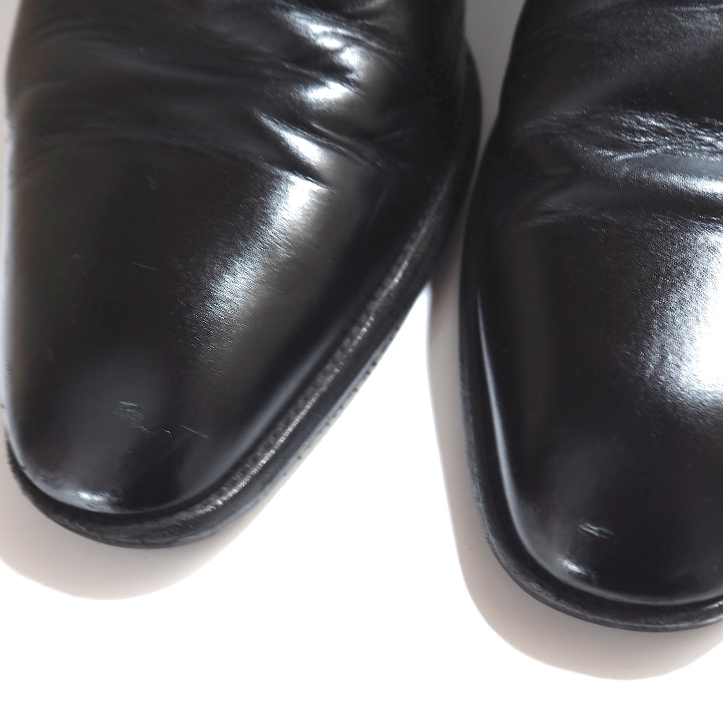 サンローランパリ SAINT LAURENT PARIS ワイアット レザー ブーツ サイドジップ 42 ブラック メンズ 正規品 5-OG016