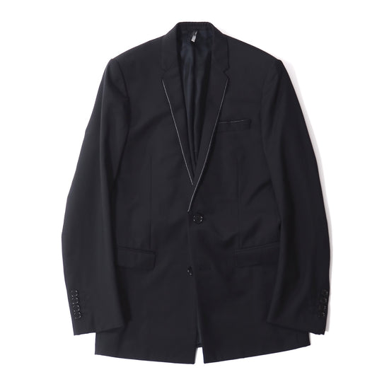 良品 ディオールオム DIOR HOMME クリス期 ドレス ジャケット 44 ブラック メンズ 正規品 5-OI003